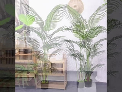 ポニー 人工 床 パーム 樹 室内 装飾 鍋 水なし 自然 な 見た目