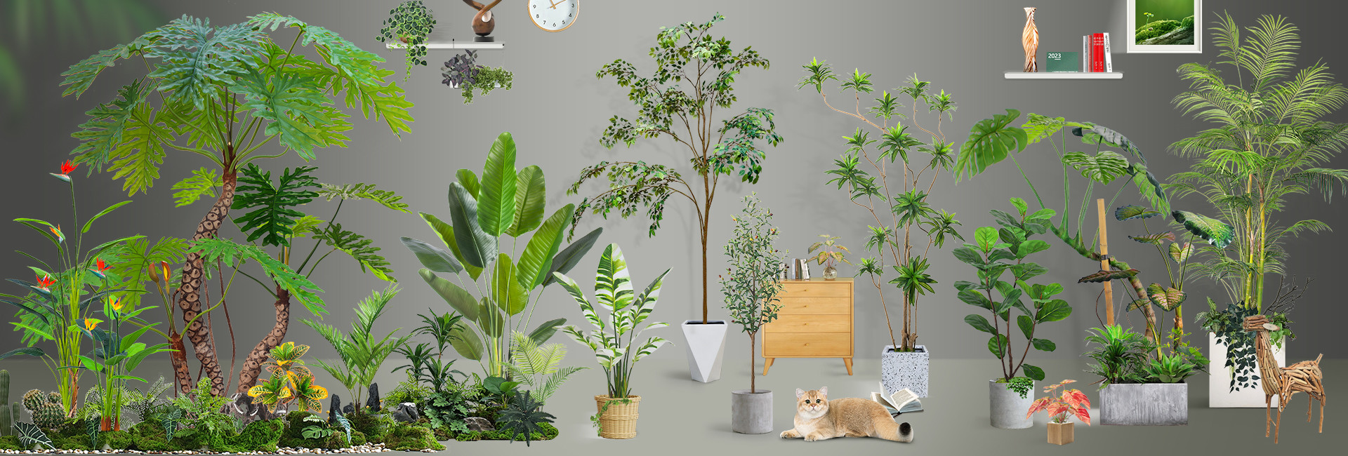 品質 家庭装飾のための人工植物 工場