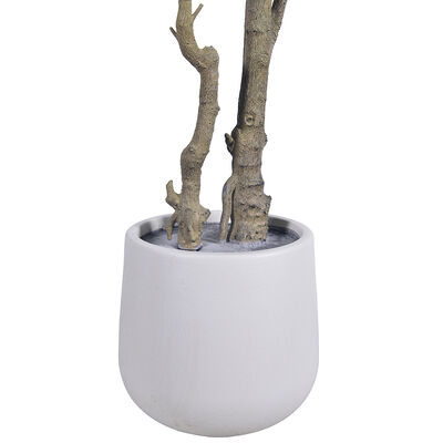 Artificial Green Oak Tree 160cm 185cm 210cm | Lifelike Faux Oak for Indoor Office & Hotel Decor