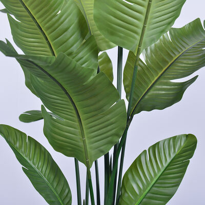 Artificial Travelers Palm with Realistic Brown Leaf Edges 160cm 180cm | Lifelike Faux Bird of Paradise Plant for Decor