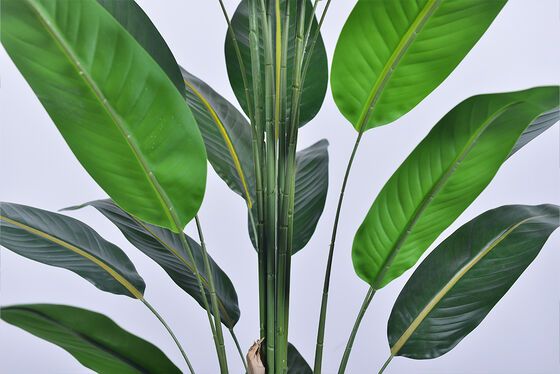 Haihong Factory Wholesale Plastic Decorative Plants 4ft 6ft Bird of Paradise Artificial Plant for Home Cafe Shop Decoration