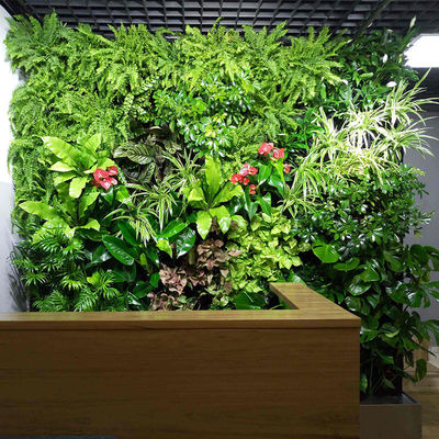 Decorative Anti UV Vertical Greening , Artificial Plant Wall HAIHONG