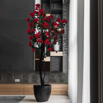 150Cm Height Bougainvillea Colorful Artificial Silk Plant Creative Potted Flowers