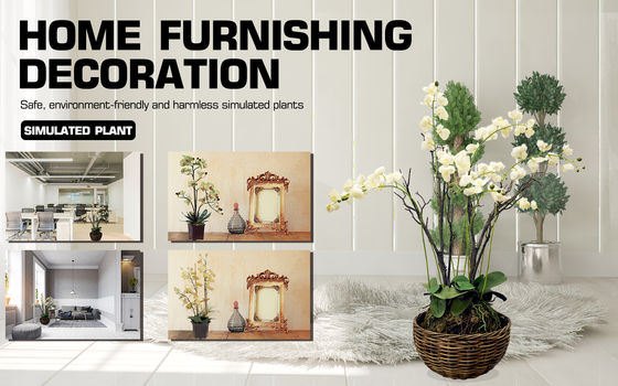 Custom Color 117cm Artificial Orchids For Table Simulated From European Orchid