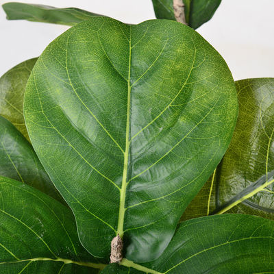 artificial fiddle leaf fig plant , 4ft/5ft/6ft/7ft Ficus Lyrata Fake Tree Artificial Tree Indoor Decor for Home Office Living Room Decoration Modern