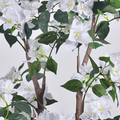 China Manufacturer Bougainvillea Tree Artificial Plant With white Flower For Home Office Mall Decor