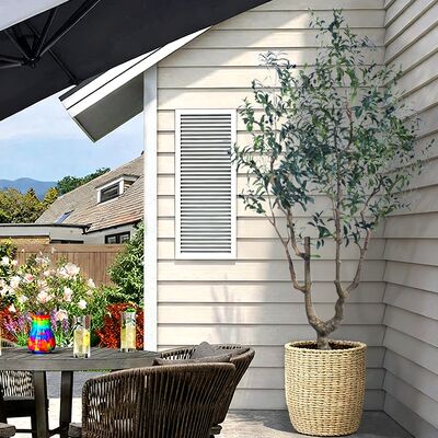 本物の木の幹を持つ大型人工オリーブの木 - ホテルロビーと高級ヴィラのエントランス装飾用7FT & 8FTサイズ